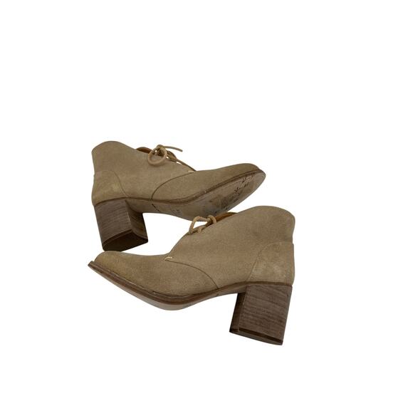 Beek Songlark Ankle Boots Stone Taupe Tan Suede Size 9.5 - Picture 5 of 6